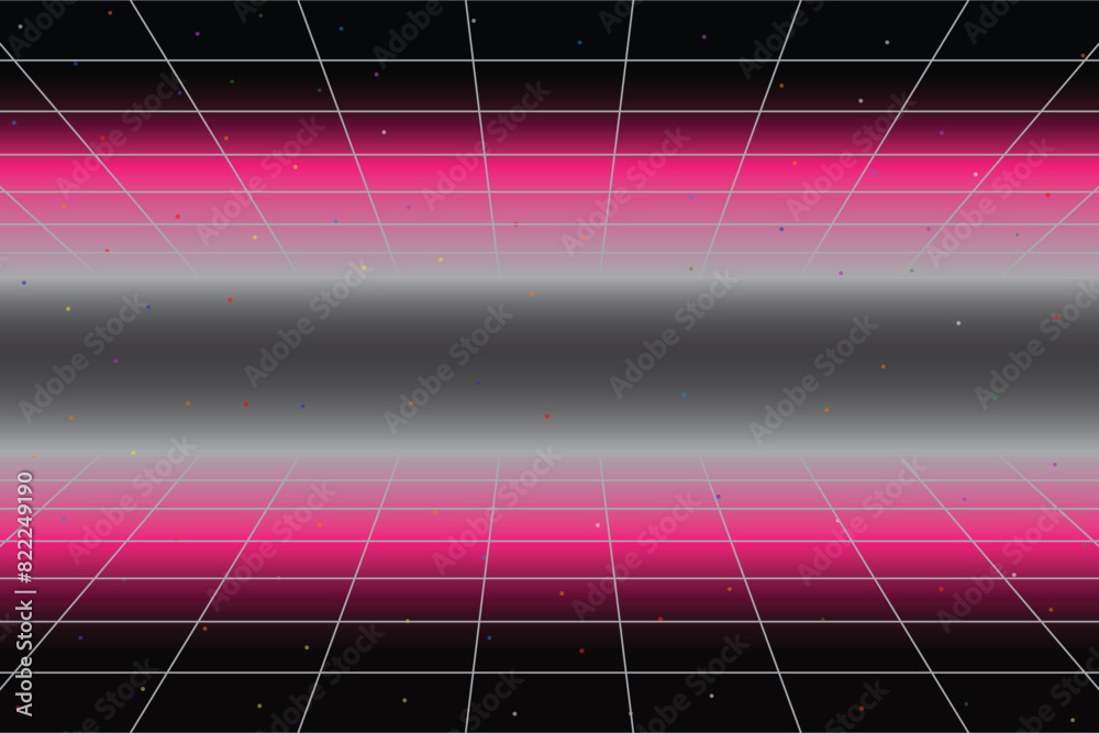 Pixel art background.8 bit game. retro game. for game assets in vector illustrations. Retro Futurism Sci-Fi Background. glowing neon grid. and stars from vintage arcade comp Pixel art background.8 bit game. retro game. for game assets in vector illustrations. Retro Futurism Sci-Fi Background. glowing neon grid. and stars from vintage arcade comp