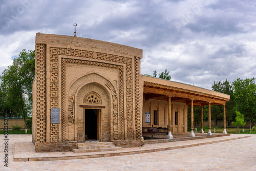 Mir-Sayid Bakhrom Mausoleum, a 10th-11th century mausoleum in the city of Karmana near Navoiy, Uzbekistan. It is a tentative world heritage site. photo