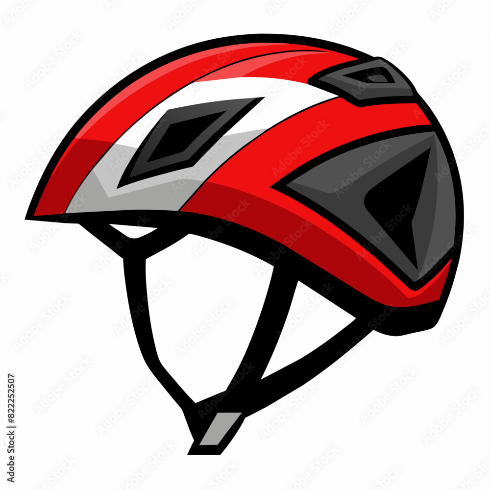 Protective helmet for cyclist vector illustration Protective helmet for cyclist vector illustration