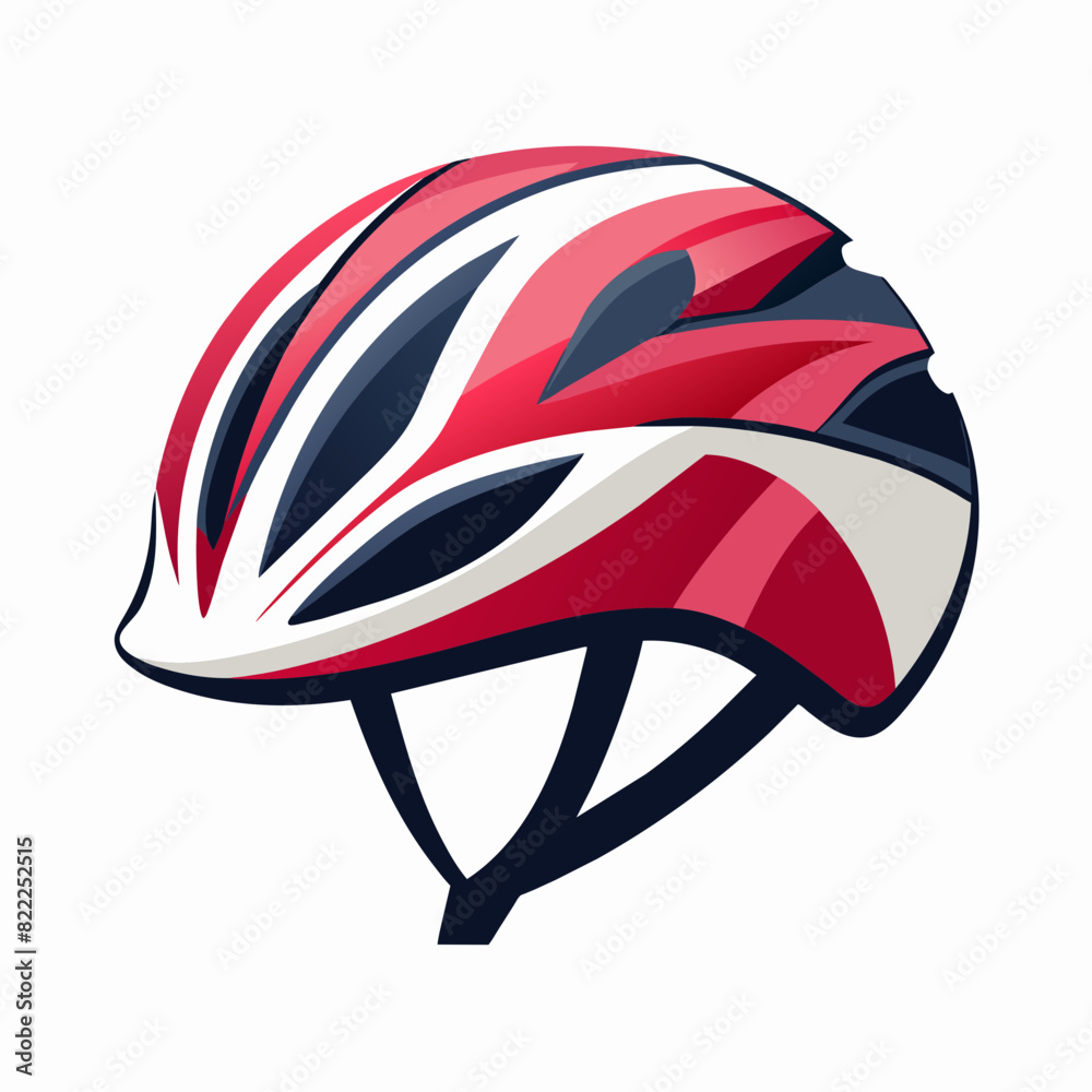 Protective helmet for cyclist vector illustration Protective helmet for cyclist vector illustration