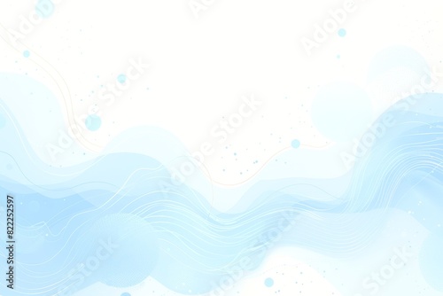 柔らかな青の抽象的な背景 幾何学 フレーム photo