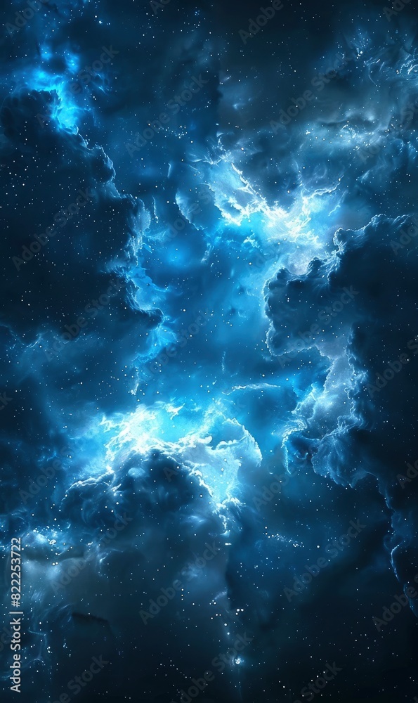 Blue Abstract Night Sky,Photorealistic HD Blue Abstract Night Sky,Photorealistic HD