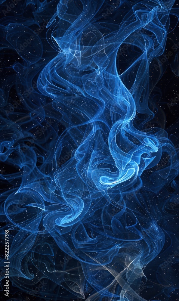Blue Abstract Particle Streams,Photorealistic HD Blue Abstract Particle Streams,Photorealistic HD