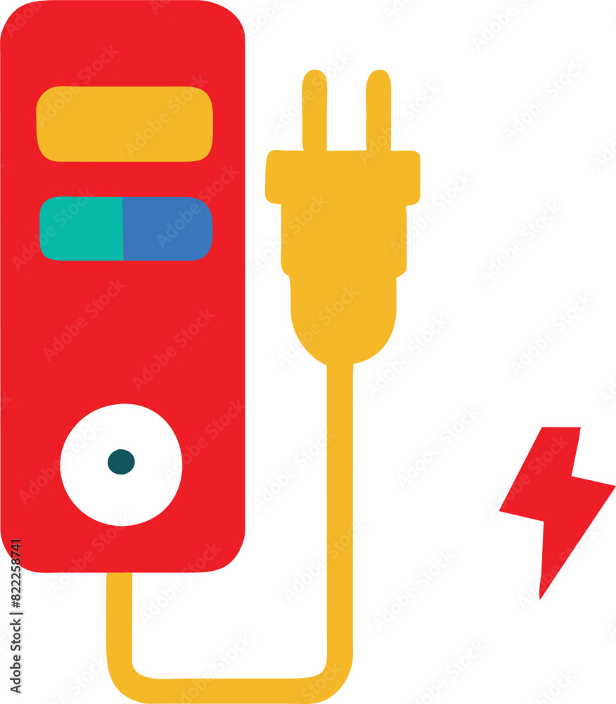 electrical code, icon