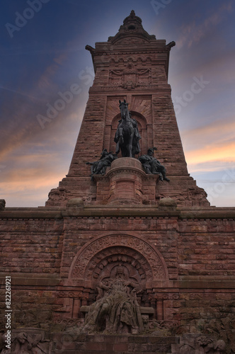 Das Barbarossadenkmal im Kyffhäuser Thüringen Deutschland
 photo