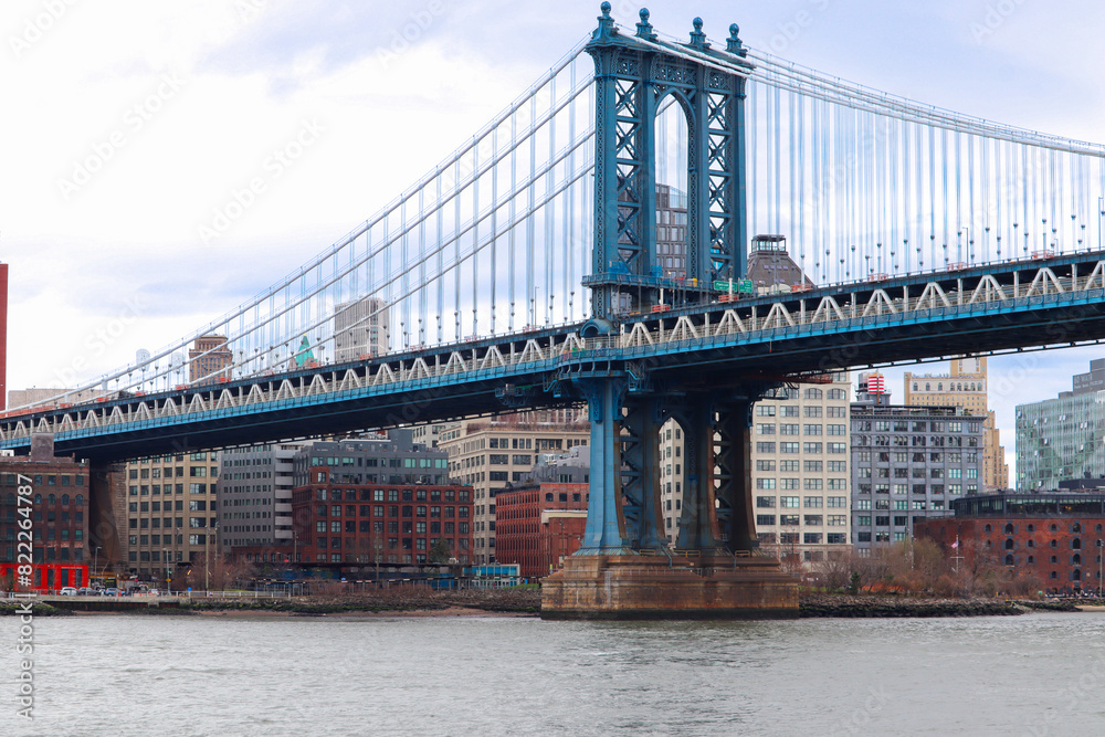 Naklejka premium New York City - Manhattan Bridge