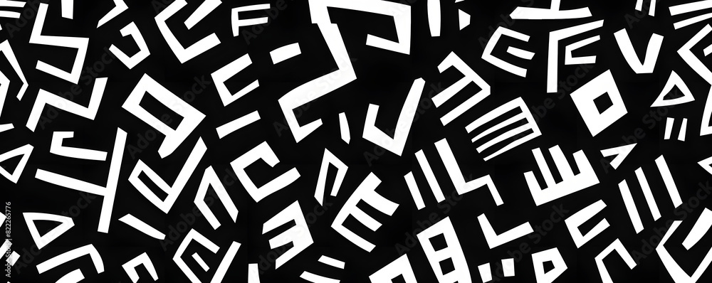 Abstract geometric shape pattern Abstract geometric shape pattern