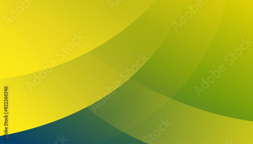 Abstract green and yellow color background. Dynamic shapes composition. Creative illustration for poster, web, landing, cover, greeting, EPS 10