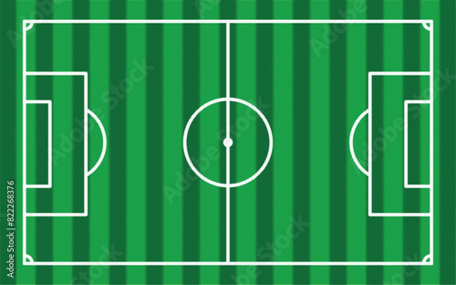 Half tone textured grass football soccer field. Vector pattern background template © Kiselov