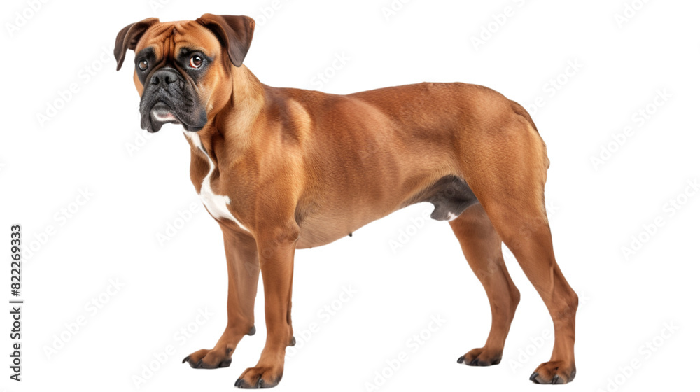 Striking Portrait of a Regal Boxer