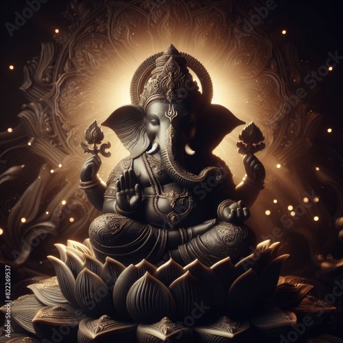  Ganesha is a god of wisdom, success and good luck. photo