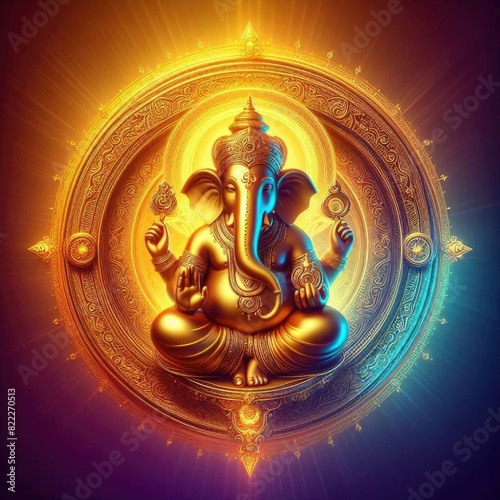  Ganesha is a god of wisdom, success and good luck. photo