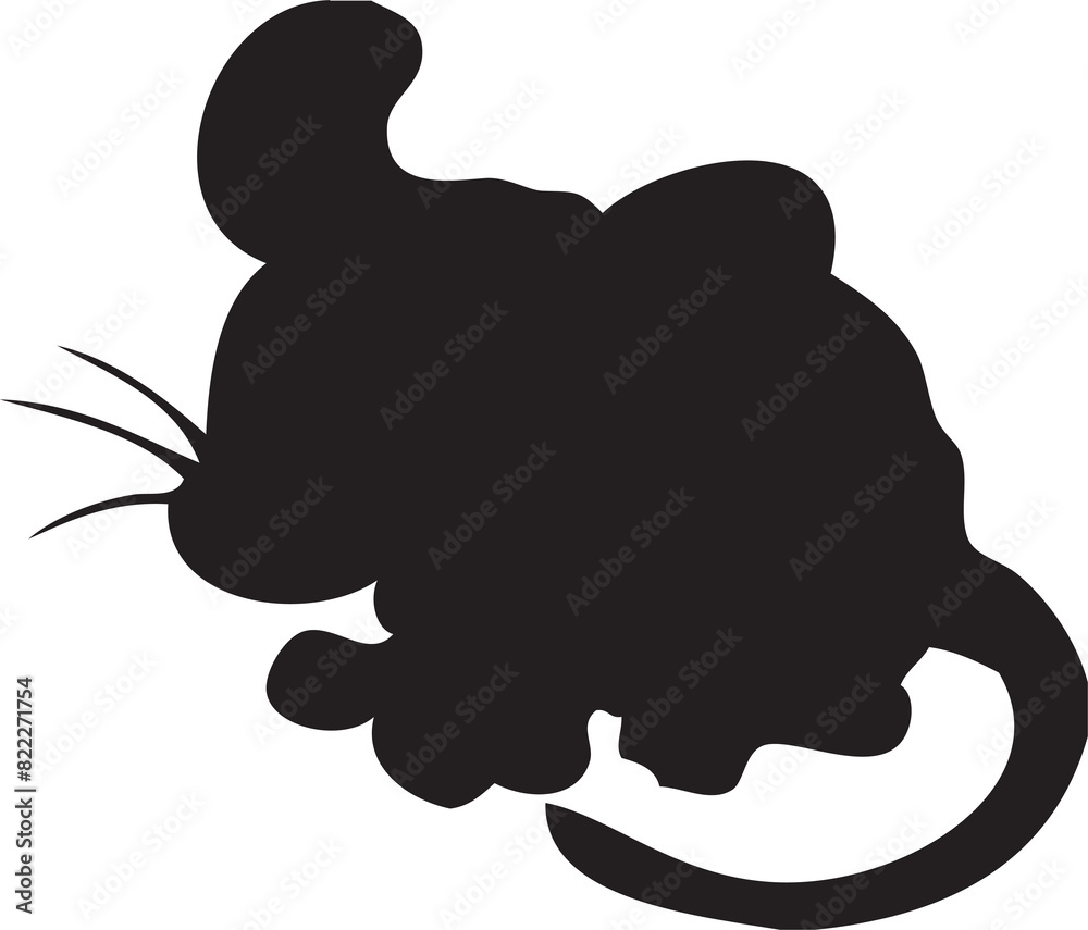 Fototapeta premium Mouse Rat Mice Animal Illustrations Silhouette 
