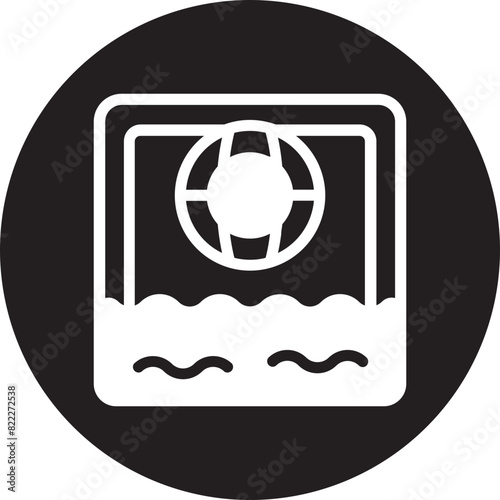 water polo glyph icon