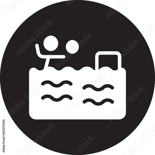 water polo glyph icon