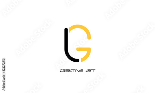GL, LG, G, L abstract letters logo monogram