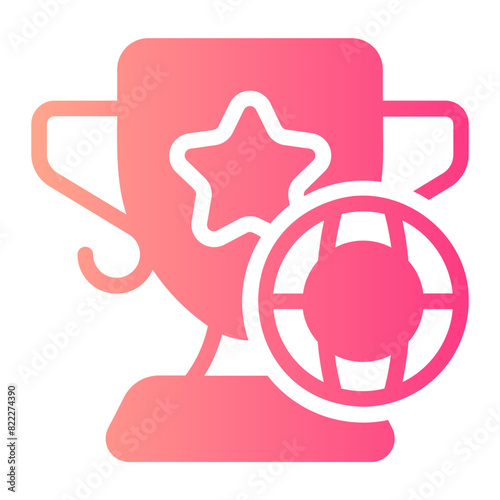 trophy gradient icon