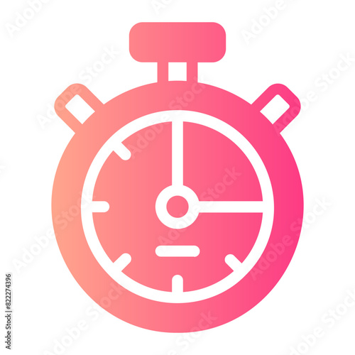 stopwatch gradient icon
