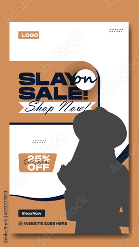 Fashion sale ads story template