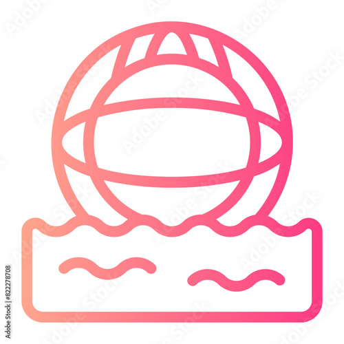 water polo gradient icon