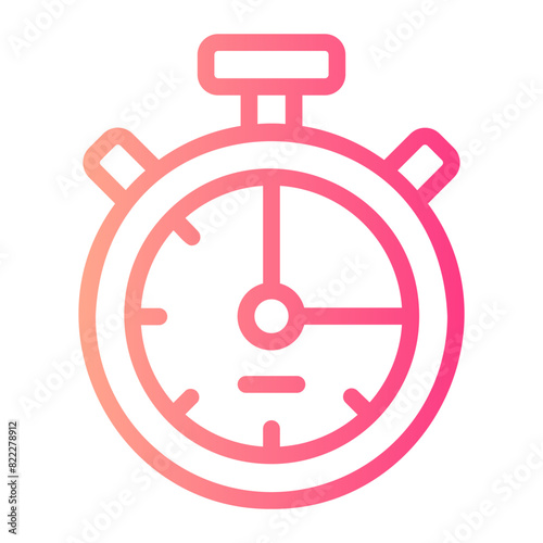 stopwatch gradient icon