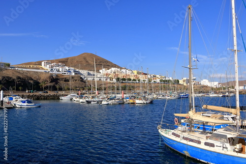 Boats in the port in Gran Tarajal, Fuerteventura © Dynamoland