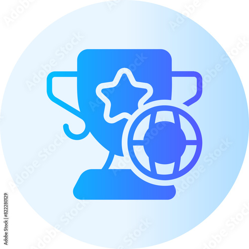 trophy gradient icon