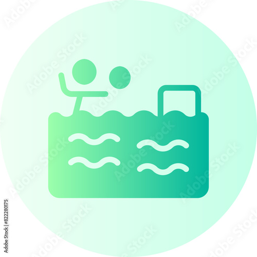 water polo gradient icon