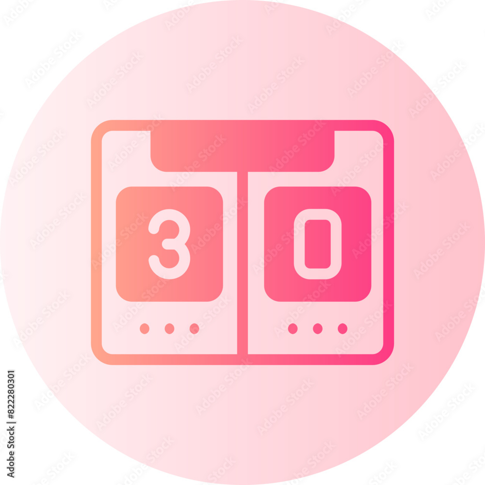 score board gradient icon