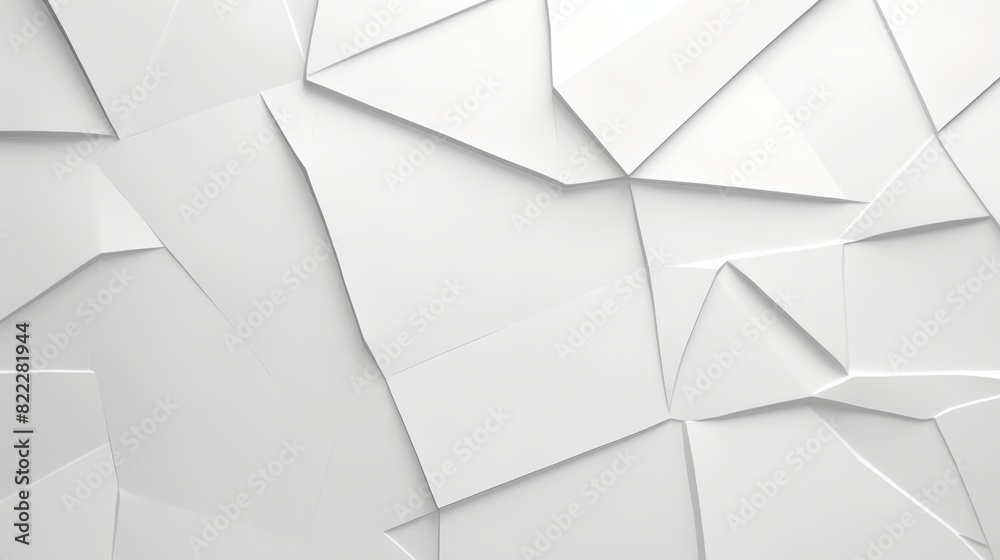 3D illustration of a white cracked surface. 3D illustration of a white cracked surface.