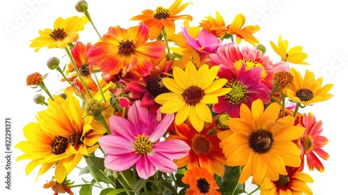 Rainbow Blossoms in a Delicate Vase
