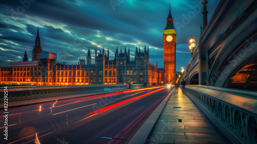 big ben at night