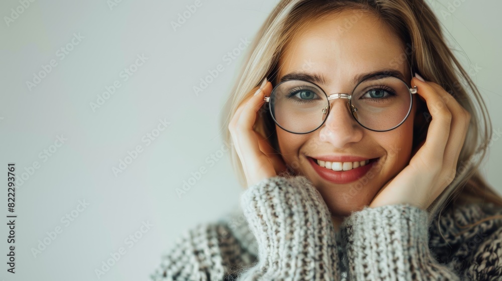 Eyeglasses, happiness, and shop portrait of woman for ophthalmology, optometry, or vision healthcare clinic. Happy face, glasses, and ophthalmologist for lens frame, eyesight support, or eye care Eyeglasses, happiness, and shop portrait of woman for ophthalmology, optometry, or vision healthcare clinic. Happy face, glasses, and ophthalmologist for lens frame, eyesight support, or eye care