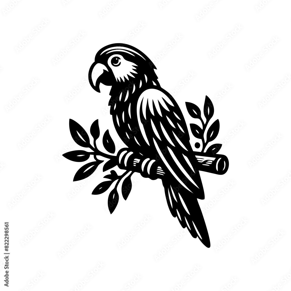 parrot logo design macaw vector illustration. parrot logo design parrot logo design macaw vector illustration. parrot logo design