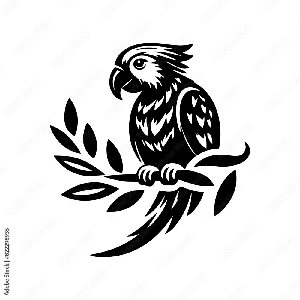 parrot logo design macaw vector illustration. parrot logo design parrot logo design macaw vector illustration. parrot logo design