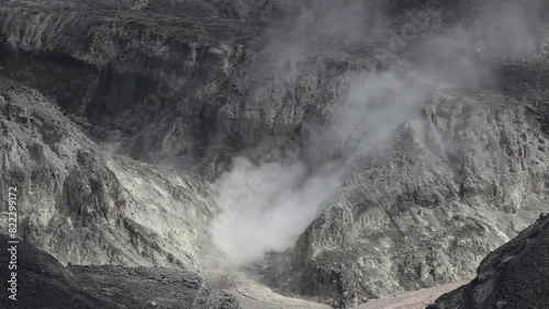 crater of mount tangkuban perahu volcano west java indonesia SBV 347029689 HD  photo