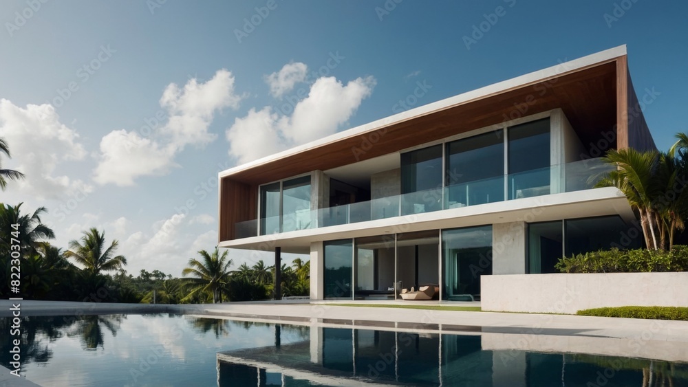 modern minimalist house with beautiful mountain view modern minimalist house with beautiful mountain view