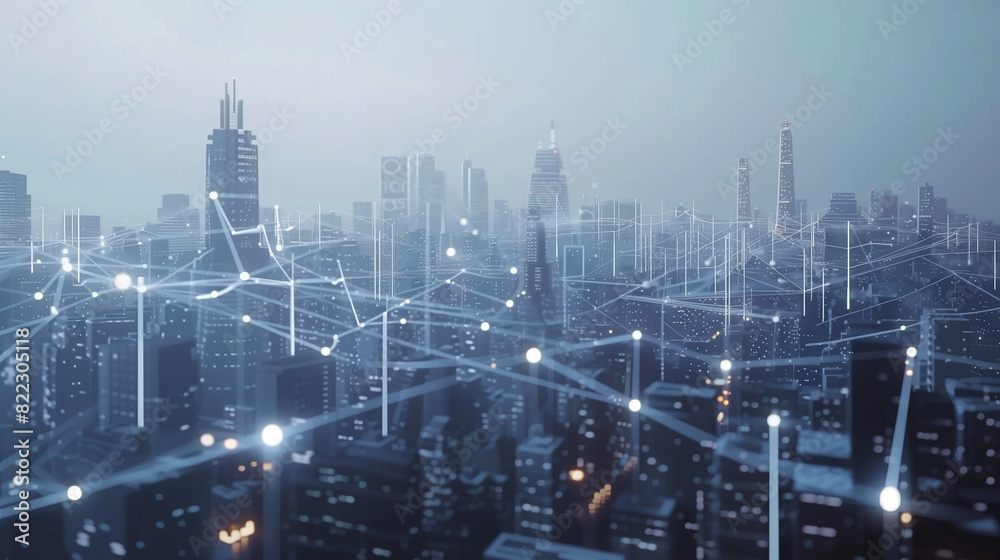 Fototapeta premium city skyline