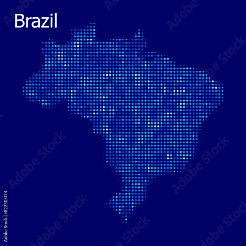 brazil dotted map1