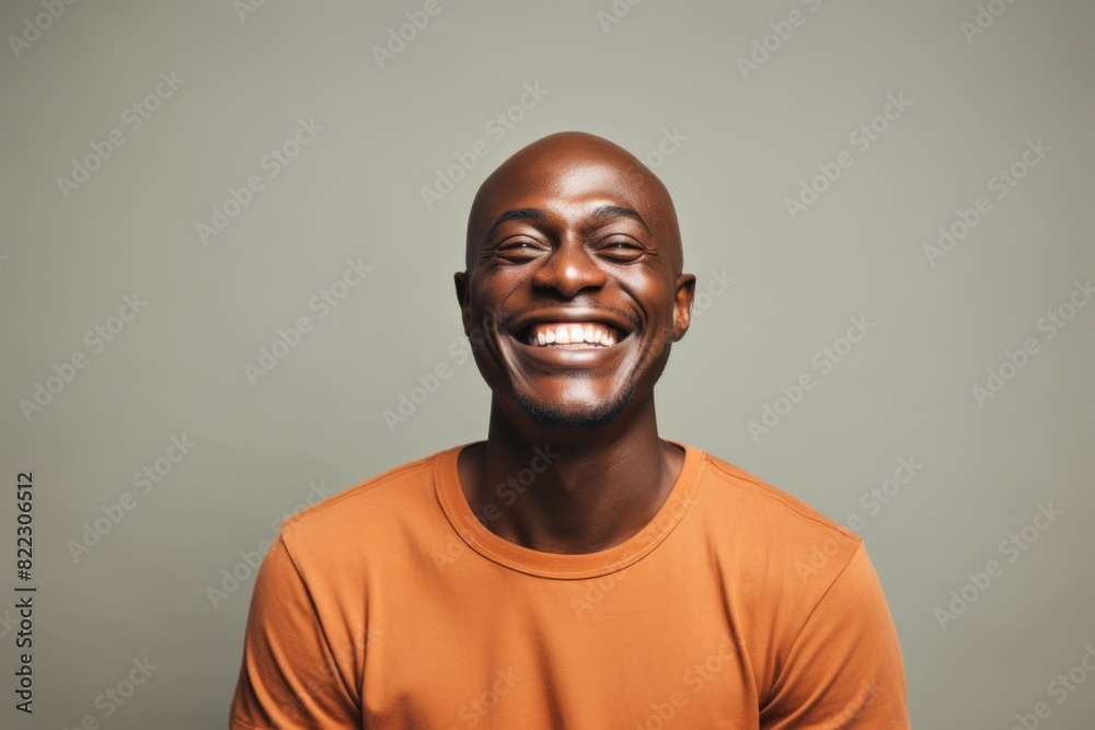 Portrait of a joyful afro-american man in his 30s smiling at the camera isolated on plain white digital canvas Portrait of a joyful afro-american man in his 30s smiling at the camera isolated on plain white digital canvas