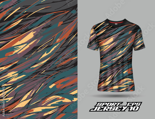 Tshirt sports grunge texture background for soccer jersey, downhill, cycling, football, gaming.