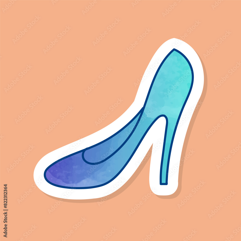 Stiletto color sticker Stiletto color sticker
