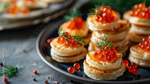 Plate of the salmon roe UHD wallpaper photo