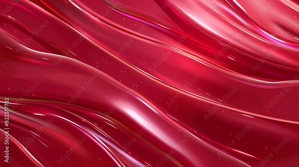 Smooth shiny red waves on an abstract modern background Smooth shiny red waves on an abstract modern background
