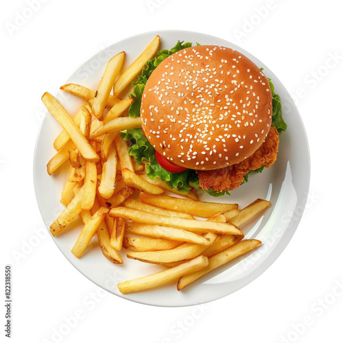 A Plate of Chicken Sandwich...