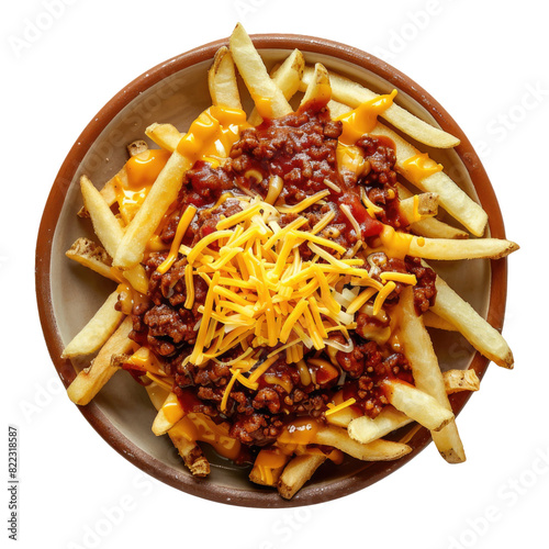 Plate of French Fries with ...