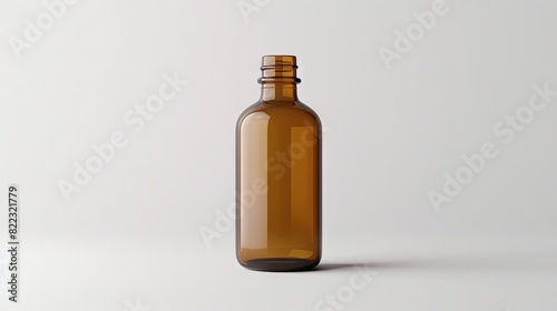Captivating Elixir: Brown Glass Bottle With a Brown Cap