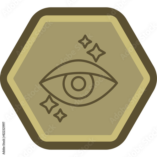 Ophthalmologist Line Polygon Icon