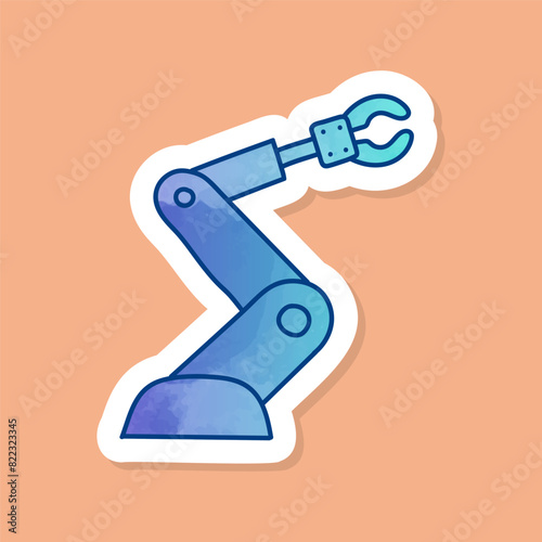 Robotic arm color sticker