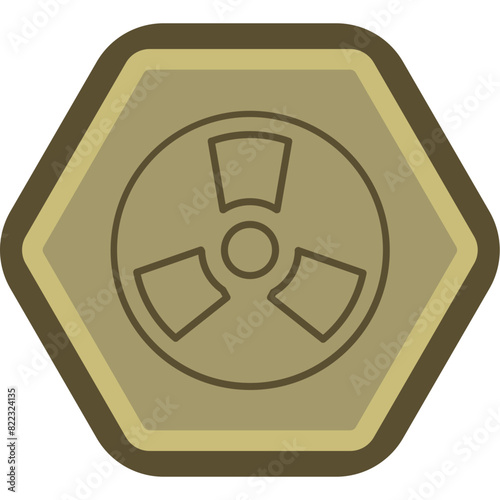 Radiation Line Polygon Icon